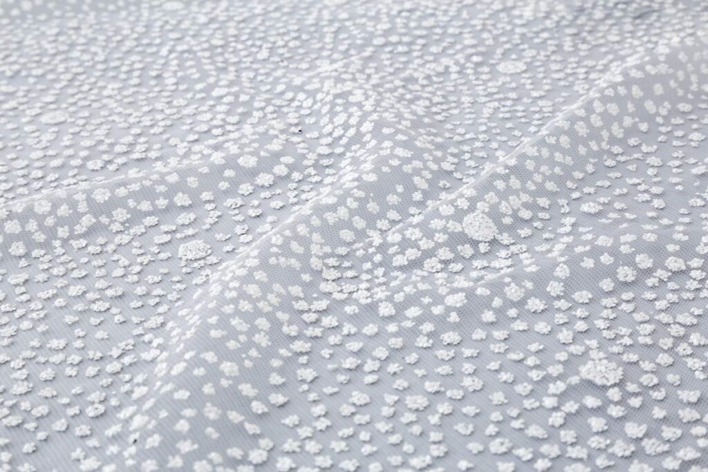 Tulle Brilho Íris - Branco