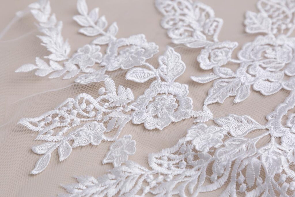 Tulle Massênia 3D - Off White