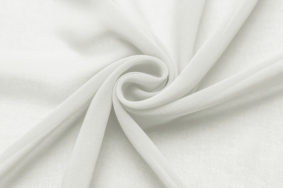 Chiffon Saab - Off White